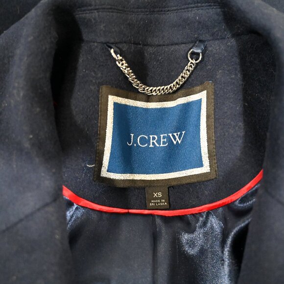 J. Crew Size XS Blue Blazer-coat in Italian wool-cashmere - Picture 11 of 11